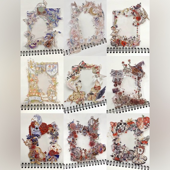 Waterproof PET Tape cute,Flower, journal sticker, Notebook,unicorn,hand account - Picture 7 of 7